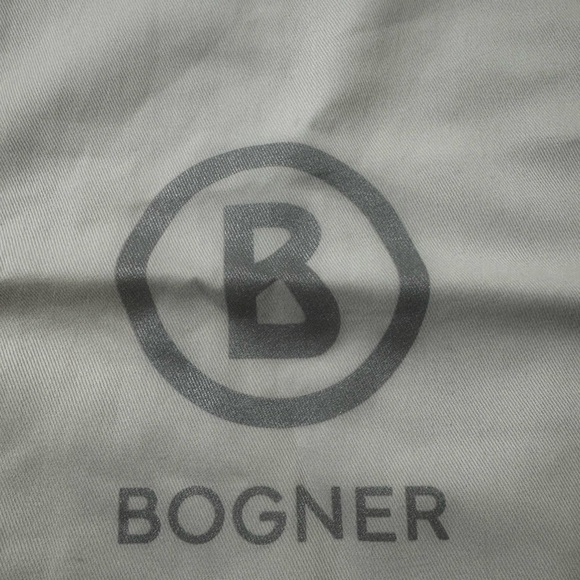 Bogner White Drawstring Bag dust bag grey logo travel merch luxury vacation - Picture 8 of 8
